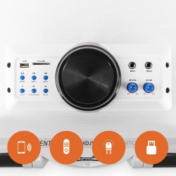 Boombox z akumulatorem MDJ160 Party Station 2.1 150W