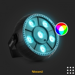 Reflektor Party Par z wbudowaną baterią 6X 2W RGB Beamz