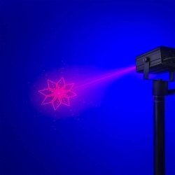 Laser oświetlenie imprezowe Dahib Double RG Gobo z niebieską diodą LED