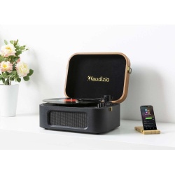 Gramofon walizkowy w walizce z głośnikami HQ BT Audizio RP315