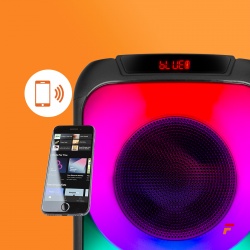 Głośnik imprezowy BoomBox540 z podświetleniem LED Fenton przenośny