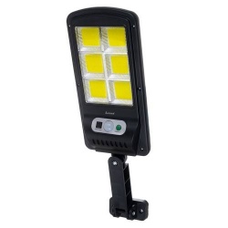 Lampa solarna uliczna 120 LED COB z odpinanym panelem na przewodzie