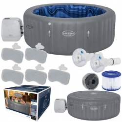 Dmuchane SPA Jacuzzi SANTORINI z ławeczką 10 dysz Bestway 60075