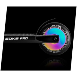 Kółka do hulajnogi wyczynowej 110 mm SOKE ABEC 9 rainbow pełne