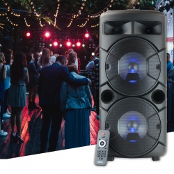 Głośnik aktywny mobilny bluetooth USB FM karaoke Boost PowerSound 290