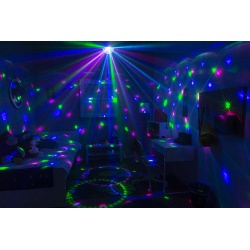 Półkula oświetlenie  imprezowe Mini Star Ball DMX 9x 1W LED Beamz JB90R