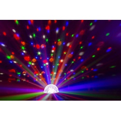 Półkula oświetlenie  imprezowe Mini Star Ball DMX 9x 1W LED Beamz JB90R