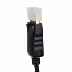 Kabel HDMI-HDMI DispayPort jakość 4K DP 1,8m pozłacany