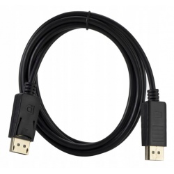 Kabel HDMI-HDMI DispayPort jakość 4K DP 1,8m pozłacany