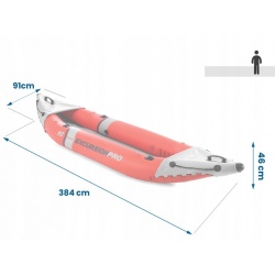 Kajak dmuchany wędkarski Excursion Pro K1 INTEX 68303