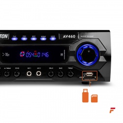 Wzmacniacz do karaoke AV460 BT SD USB pilot Fenton