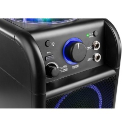 Zestaw karaoke Vonyx SBS55B z 2 mikrofonami, Bluetooth i efektem świetlnym