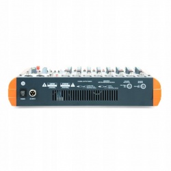 Mikser muzyczny audio MX802 8-kanałowy z USB i BT Ibiza Sound