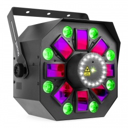 Efekt MultiBox LED Derby, PAR, Laser i Strobe Beamz