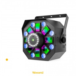 Efekt MultiBox LED Derby, PAR, Laser i Strobe Beamz