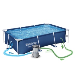 Ogrodowy basen prostokątny 259 x 170 x 61 cm Bestway 56403N