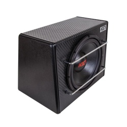 Aktywny subwoofer samochodowy skrzynia basowa Kicx AP300BPA 12V 300W