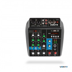 Mikser audio analogowy VMM100 z USB/BT Vonyx