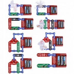 Mały elektronik zestaw doświadczalny edukacyjny świecący układy