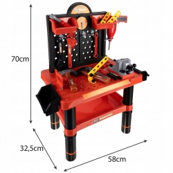 Warsztat dla chłopców zestaw narzędzia zabawka do składania wiertarka ruchoma