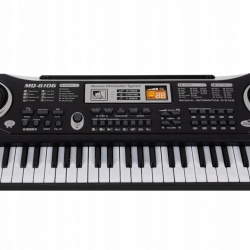 Keyboard organy elektroniczne 61 klawiszy z mikrofonem do nauki