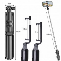 Monopod kijek stick uchwyt na Bluetooth do zdjęć SELFIE Ripod statyw pilot