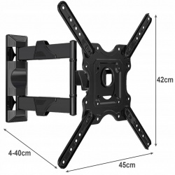 Uchwyt ścienny na telewizor wieszak TV obrotowy  32-58 uchylny ramię
