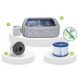 Dmuchane SPA Jacuzzi Lay-Z San Francisco 7 osobowe Bestway 60161