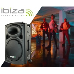 Mobilna kolumna Ibiza Sound PORT12UHF-BT moc 700W USB Bluetooth tuner FM