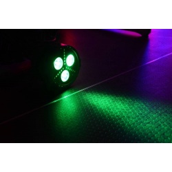 Reflektor LED PAR Ibiza PAR-MINI-STR 3x4W RGBW DMX pilot