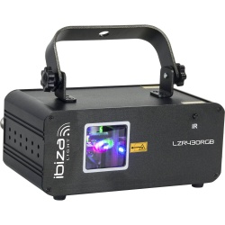 Laser Ibiza LZR430RGB dużej mocy 430 MW 128 WZORÓW