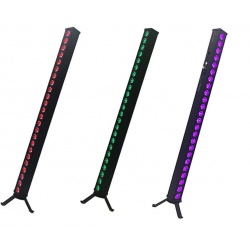 Oświetlacz bateryjny belka BBB243 LED Bar 24x3W RGB pionowa pozioma