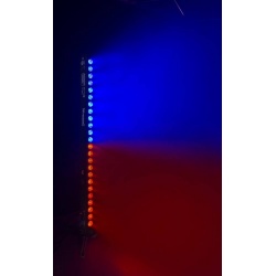 Oświetlacz bateryjny belka BBB243 LED Bar 24x3W RGB pionowa pozioma