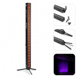 Oświetlacz bateryjny belka BBB243 LED Bar 24x3W RGB pionowa pozioma