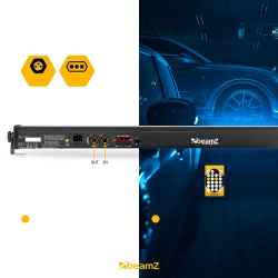 Kolorowa belka oświetleniowa Led BAR DMX AUTO LCB144 MKII BeamZ