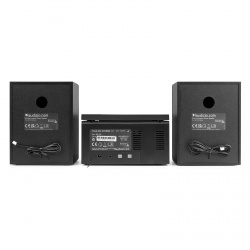 Wieża Toulon Audizio HiFi czarno/srebrna BT CD MP3 radio FM USB pilot