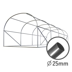 Szklarnia ogrodowa 2,5 x 4 x 2 m 10m2 Plonos tunel foliowy z oknami