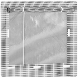 Szklarnia ogrodowa 2 x 4,5 x 2 m 9m2 tunel foliowy ogrodniczy biały