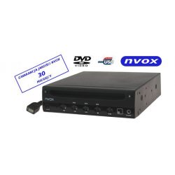 Samochodowy odtwarzacz DVD NVOX rozmiar 3/4 DIN złącze USB zewnętrzny czujnik podczerwieni IR