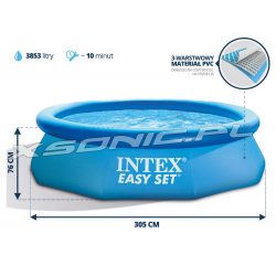 Basen ogrodowy 305 x 76cm Intex 28122 z pompą i filtrem rozporowy 3w1