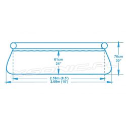 Basen ogrodowy rozporowy 305 x 76 cm Bestway