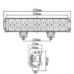 Panel LED marki NOXON 30 x LED moc 90W kąt świecenia 30°