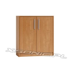 Komoda szafka do pokoju OLKA 2D 80 cm biały wenge olcha dąb Craft sonoma