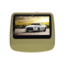 Przenośny odtwarzacz samochodowy NVOX montowany na prętach zagłówka z matrycą TFT LCD HD o o przekątnej 9 cali SD USB napęd DVD