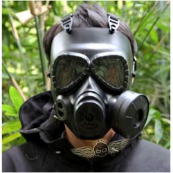 Maska Toxic Protector z wentylatorem maska ochronna do ASG, paintball i do gier wojennych