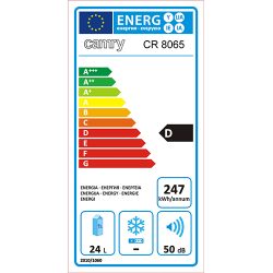 Lodówka turystyczna chłodzi lub grzeje 24 litry zasilanie 12V/230V Camry CR 8065