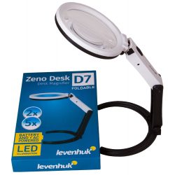 Składana lupa Levenhuk Zeno Desk D7 oświetlenie LED