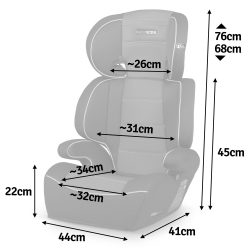Fotelik samochodowy Sandro 15 - 36 kg zdejmowane oparcie