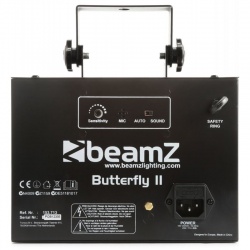 Efekt derby LED BeamZ Butterfly II tryb auto z regulacją prędkości