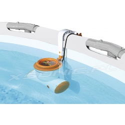 Pompa filtrująca oraz skimer 2w1 Skimatic 2574l/h Bestway 58462